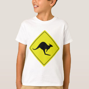 T-shirt australian roadsign kangaroo australia