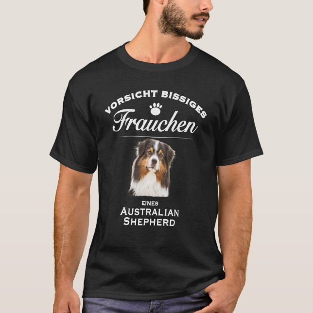 T-shirt Australian Shepherd     Aussie   Australian Shephe (Devant)