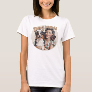 T-shirt Australian Shepherd Aussie Maman de chien