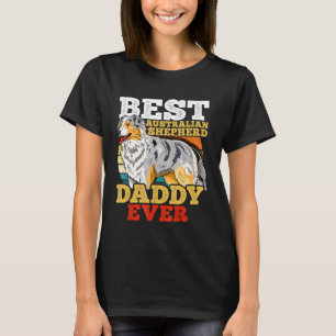 T-shirt Australian Shepherd Dad Fête des pères