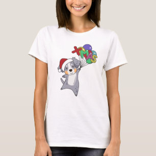 T-shirt Australian Shepherd Merry Christmas Winter