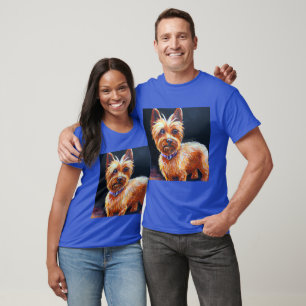 T-shirt Australian Silky Terrier - Portrait de chien