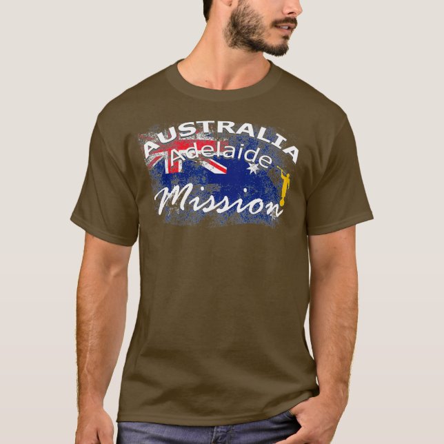 T-shirt Australie Adelaide Mormon LDS Mission missionnaire (Devant)