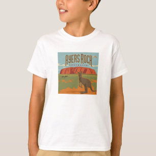 T-shirt Australie   Ayers Rock Kangaroos