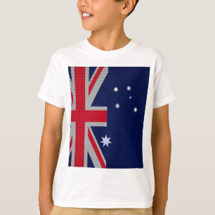 T-shirt Australie Design en fibre de carbone Style Chrome