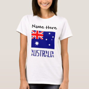 T-shirt Australie et Drapeau Australien Personnalisé pour