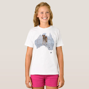 T-shirt Australie Forme hiérarchique Dingo Fraser Island