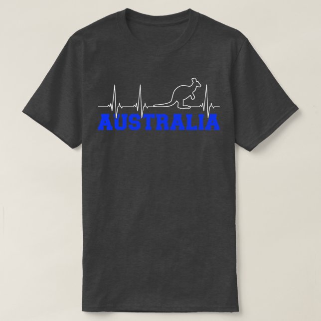 T-shirt Australie fréquente kangourou (Design devant)