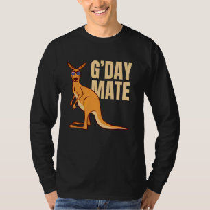 T-shirt Australie G-day Mate Chemise Drôle Kangaroo Austra