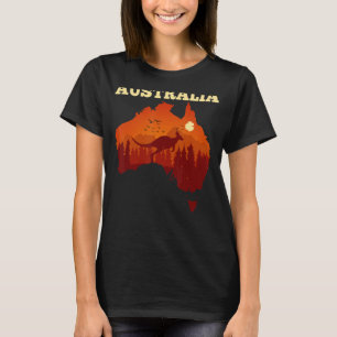 T-shirt Australie Jour Australien Drapeau Patriotique