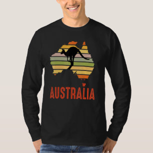 T-shirt Australie Kangaroo Retro Aussie Australienne Souve