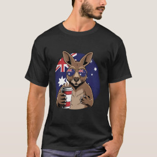 T-shirt Australie Kangourou Drapeau Australien 2