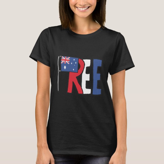 T-shirt Australie libre (Devant)