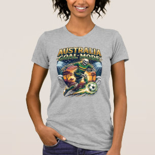 T-shirt Australie Mode de but squelette Striker Nations St