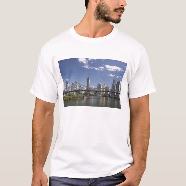 T-shirt Australie, Queensland, Brisbane, Story Bridge, (Devant)
