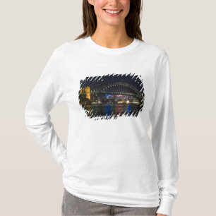 T-shirt Australie, Sydney. Le port de Sydney la nuit.