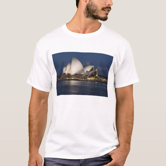 T-shirt Australie, Sydney. Opéra de nuit le (Devant)