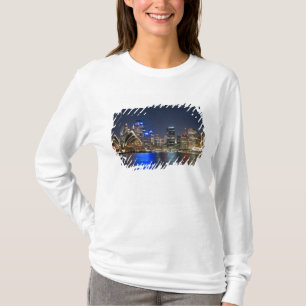 T-shirt Australie, Sydney. Skyline avec l'Opéra vu