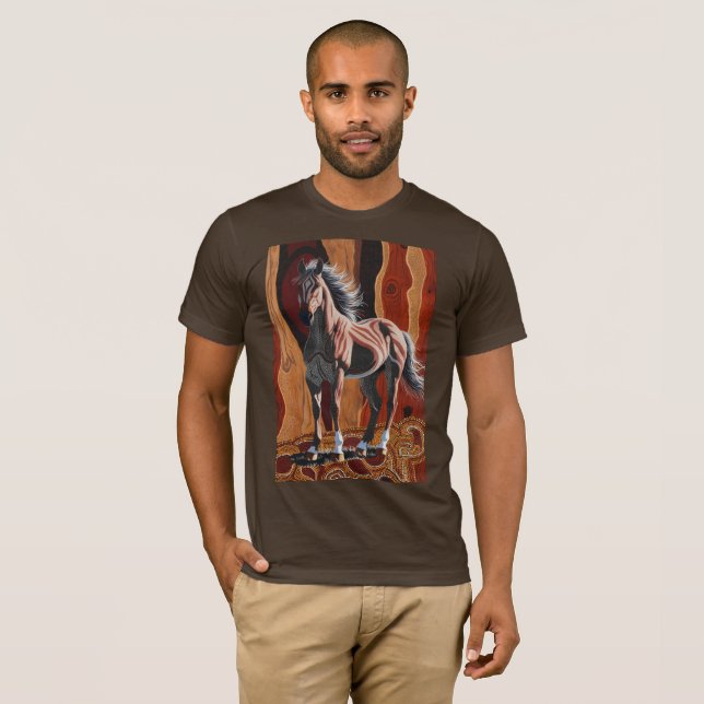 T-shirt Australie Wild Brumby (Devant entier)