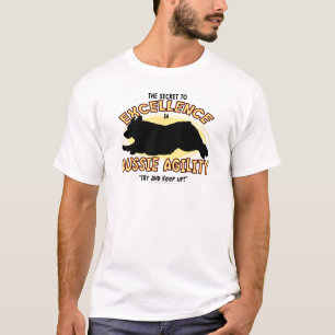 T-shirt australien de secret de berger d'agilité