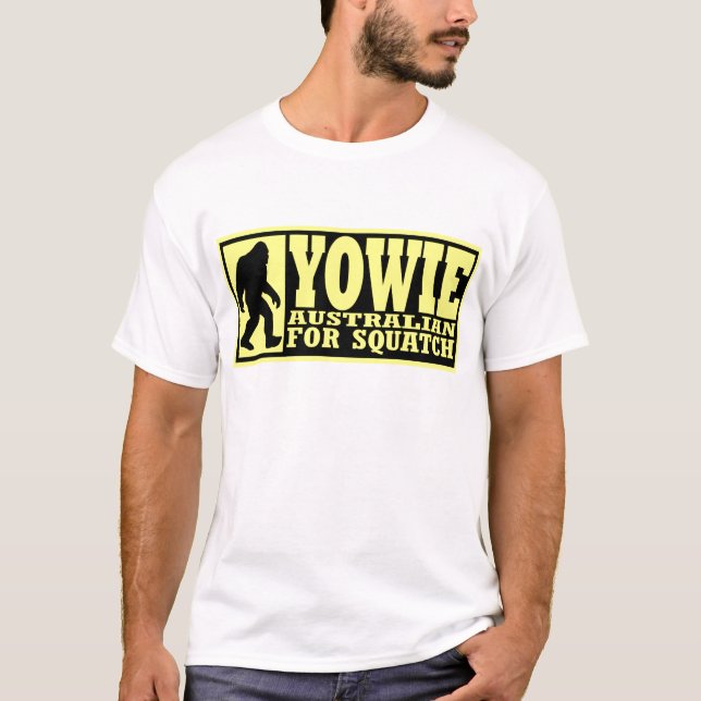 T-shirt AUSTRALIEN de YOWIE POUR SQUATCH - Bigfoot vers le (Devant)