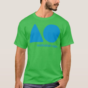 T-shirt australien ouvert aux jeux australiens ouvert ao a