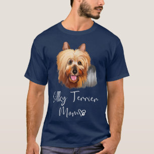 T-shirt Australien Silver Terrier Chien Maman Mignonne Chi