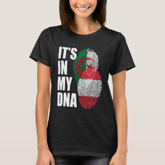 T-shirt Austrian And Algerian Mix DNA Flag Heritage