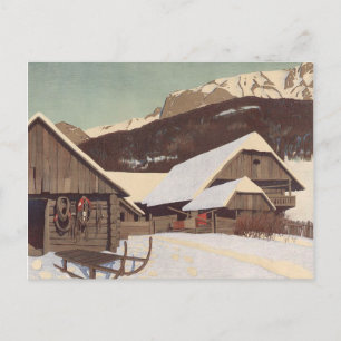 T-Shirt Austrian Winter Postkarte