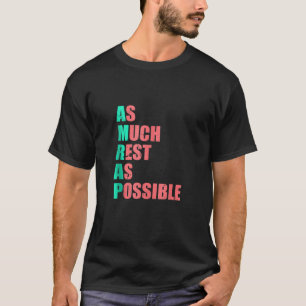 T-shirt Autant De Reste Que Possible AMRAP Funny Tank T