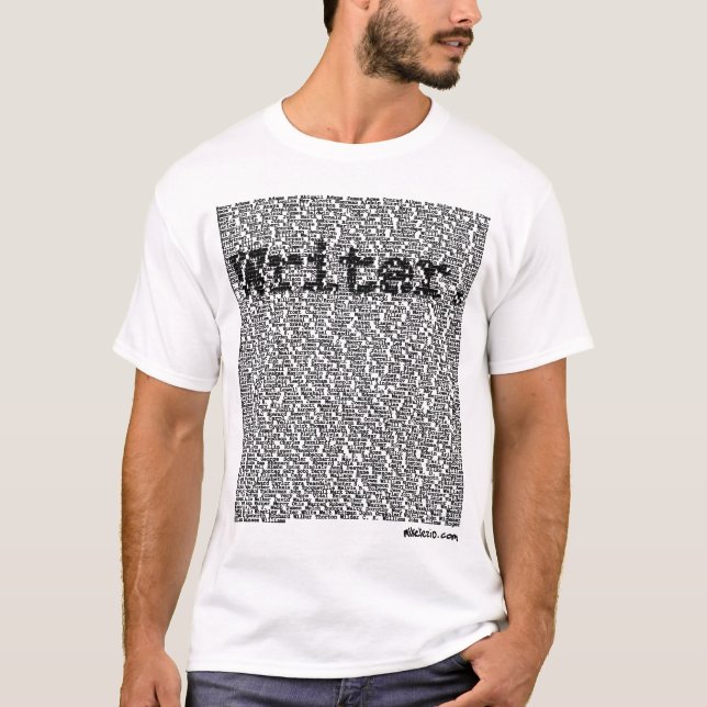 T-shirt "Auteur." chemise (Devant)
