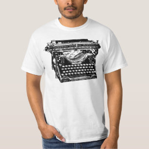 T-shirt Auteur de machine à écrire de sous-bois