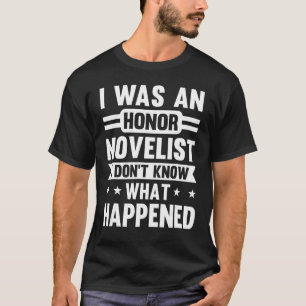 T-shirt Auteur d'honneur romancier Auteur de roman narrate