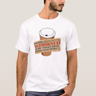 T-shirt Auteur Slogan, rédacteur en chef du café-carburant
