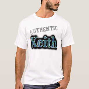 T-shirt Authentic Clan Keith Tartan Nom Design
