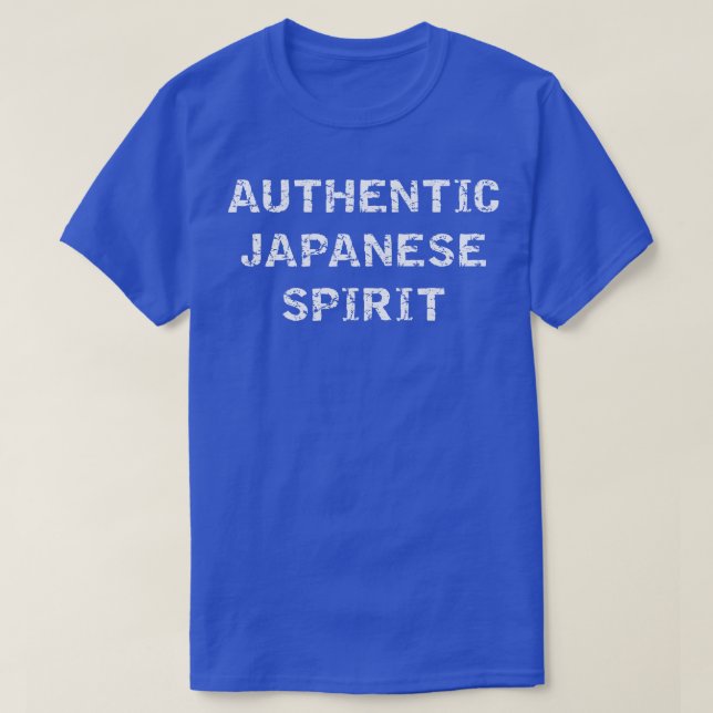 T-shirt Authentic Japanese Spirit Text (Design devant)
