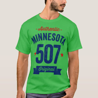 T-shirt Authentic Minnesota 507 Area Code