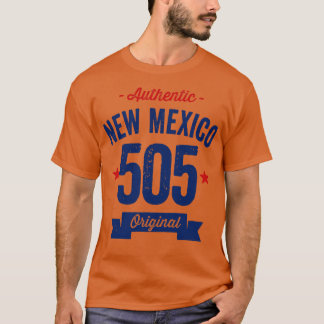 T-shirt Authentic New Mexico 505 Area Code