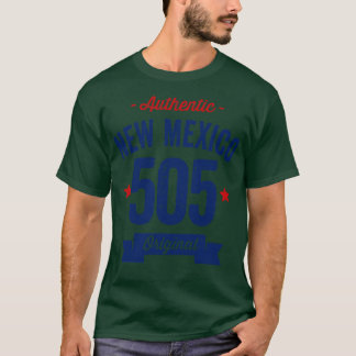 T-shirt Authentic New Mexico 505 Area Code