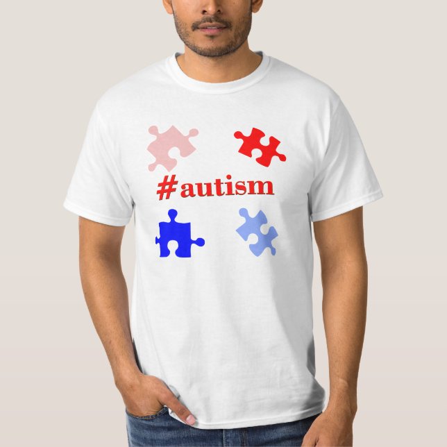 T-shirt #autism (Devant)