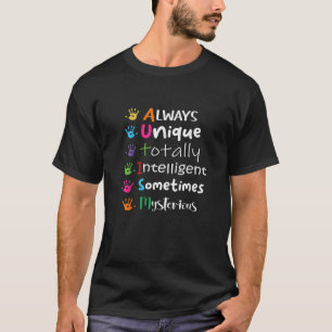 T-shirt AUTISM AWARENESS Support Autism Kids For Mom Dad