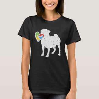 T-shirt Autism Heart Pug Shirt Awareness Dog Lover Autisti