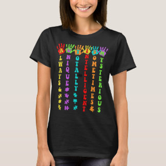 T-shirt Autism Maman Sensibilisation sur l'autisme Autisti