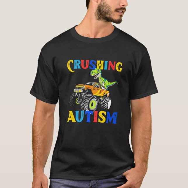 T-shirt Autism Mega Camion Une Sensibilisation sur l'autis (Devant)