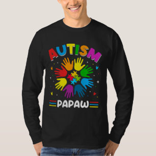 T-shirt Autism Papaw Love Sensibilisation sur l'autisme Fa