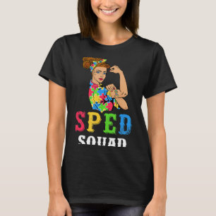 T-shirt Autism-Sped Squad Puzzles de sensibilisation au ru