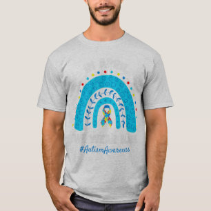 T-shirt Autisme Arc En Avril Nous Portons Blue Autism Awar