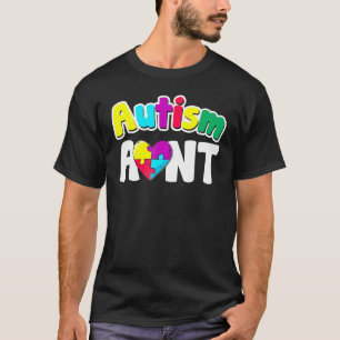 T-shirt Autisme Aun Sensibilisation Puzzle Pièces Couleurs