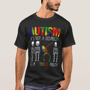 T-shirt Autisme-Autisme Ce n'est pas un handicap c'est dif