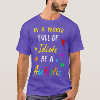 T-shirt Autisme autiste Sensibilisation sur l'autisme Jour